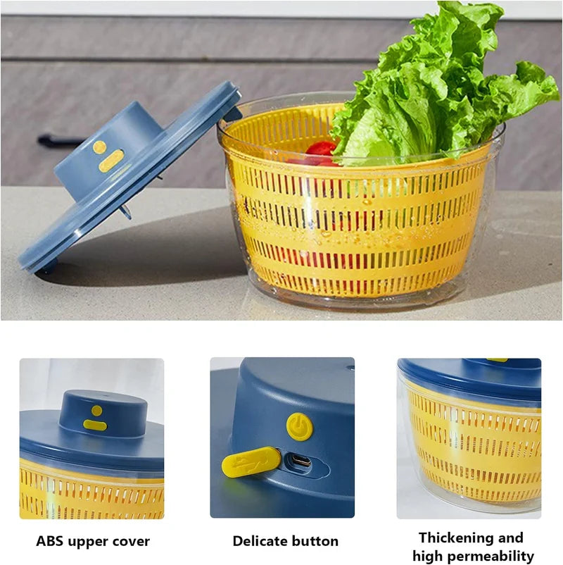 Electric Salad Vegetables Washer Dryer