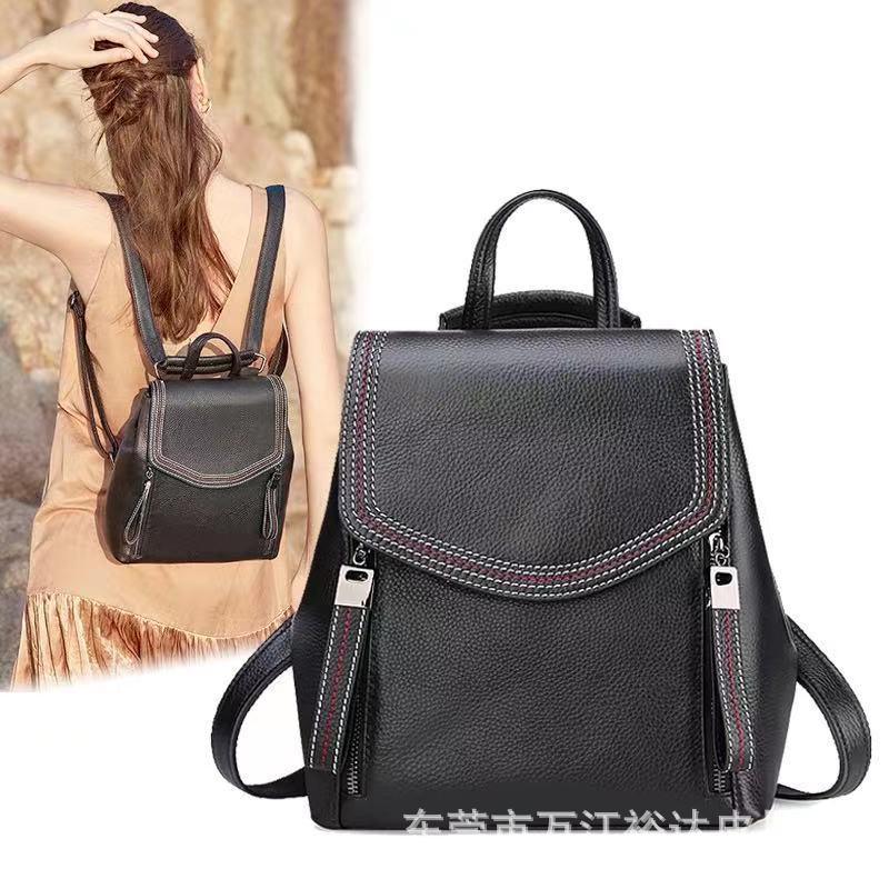 Genuine Leather Versatile Fashion Crossbody Shoulder Bag for Women