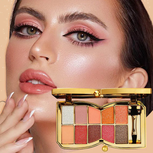 10 Color Glitter Eyeshadow Palette 🌺Buy more save more.
