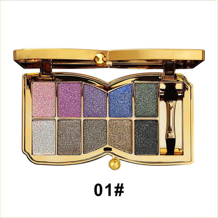10 Color Glitter Eyeshadow Palette 🌺Buy more save more.