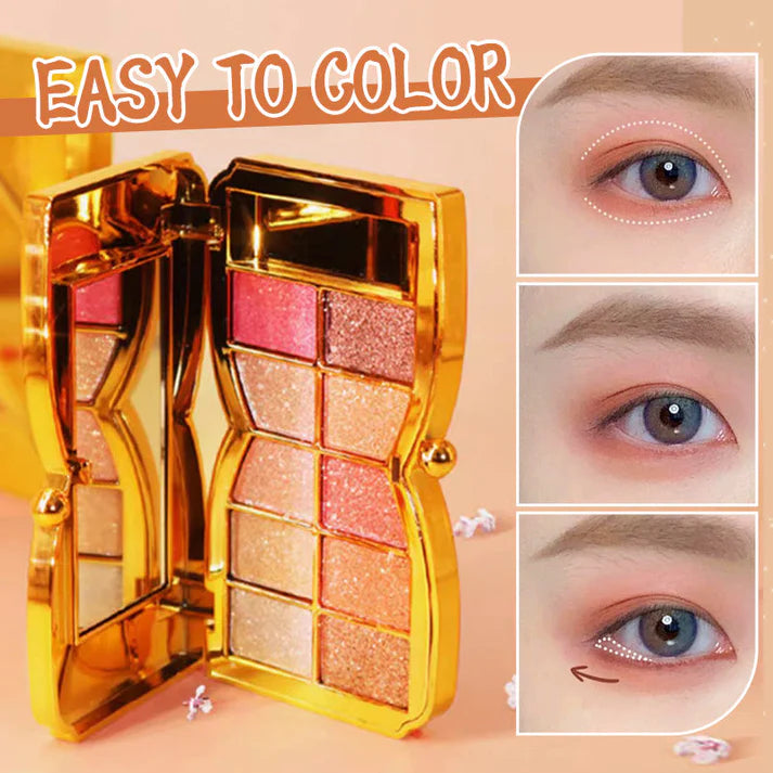 10 Color Glitter Eyeshadow Palette 🌺Buy more save more.