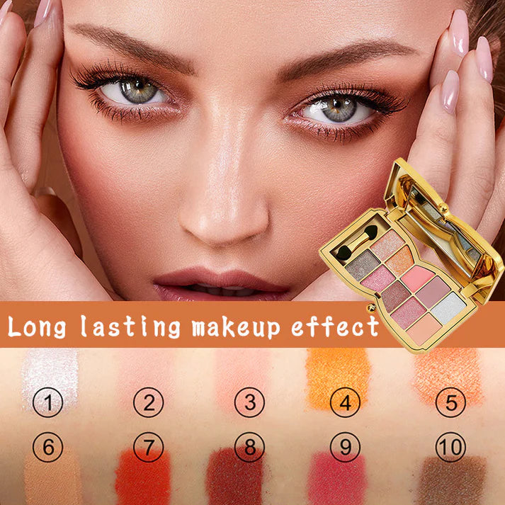 10 Color Glitter Eyeshadow Palette 🌺Buy more save more.