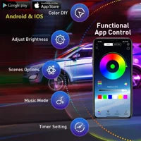 đ„49% OFFđ„ 2023 Car Chassis Flexible RGB Waterproof LED Strip Lights (4PCS)