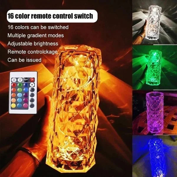 🌈 Touching Control Rose Lamp Speaker✨