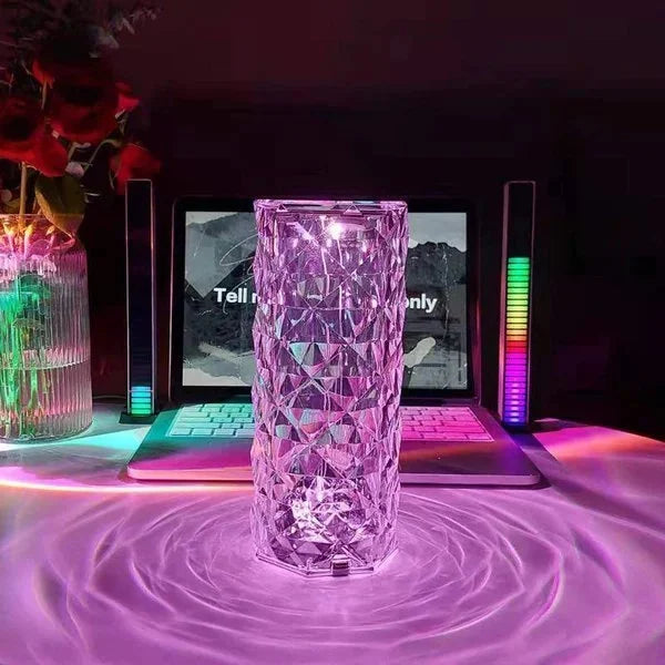 🌈 Touching Control Rose Lamp Speaker✨