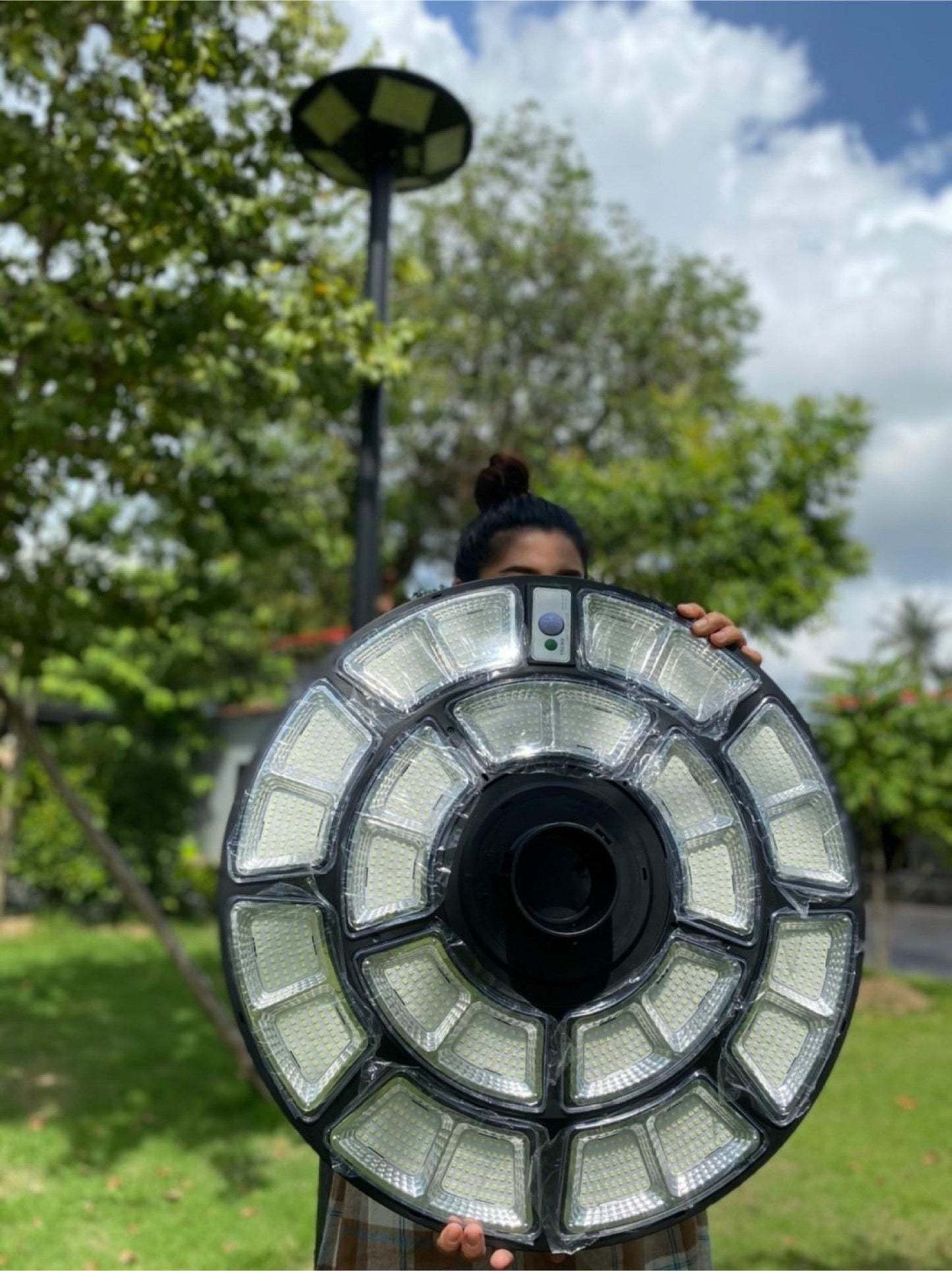 UFO solar led garden