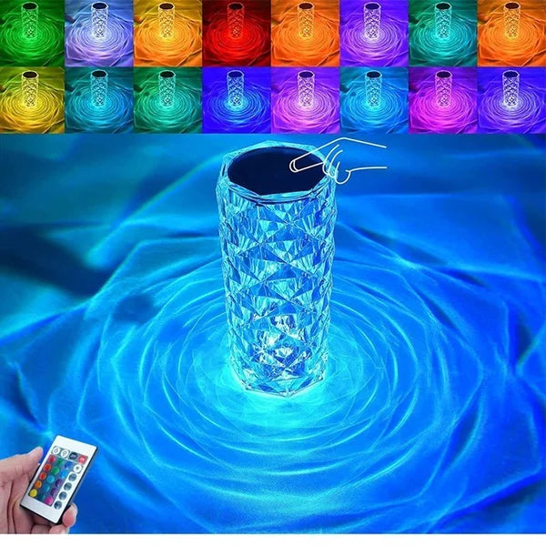 🌈 Touching Control Rose Lamp Speaker✨
