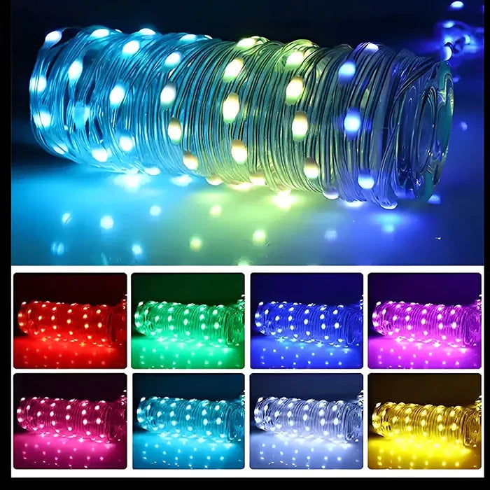 💡🌈Colorful Remote Control Lights😎Dance along with it and celebrate Christmas togethe