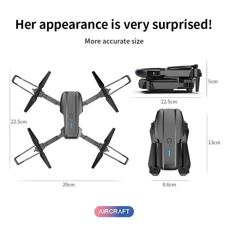 Drones With 4K Camera And GPS Rc Hobby Radio Control App Controlled Toys Tumbling Guadcopter