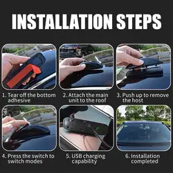 Anti-Collision Taillight Vehicle mounted laser Car Auto Laser Fog Light Vehicle Brake Warning Lamp Car Accsesories