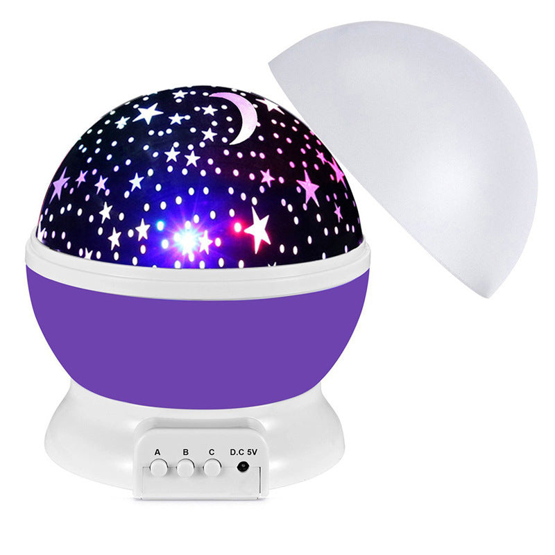 Creative Gift starry sky Night Lamp 360 Degree Rotation Small Star Night Light