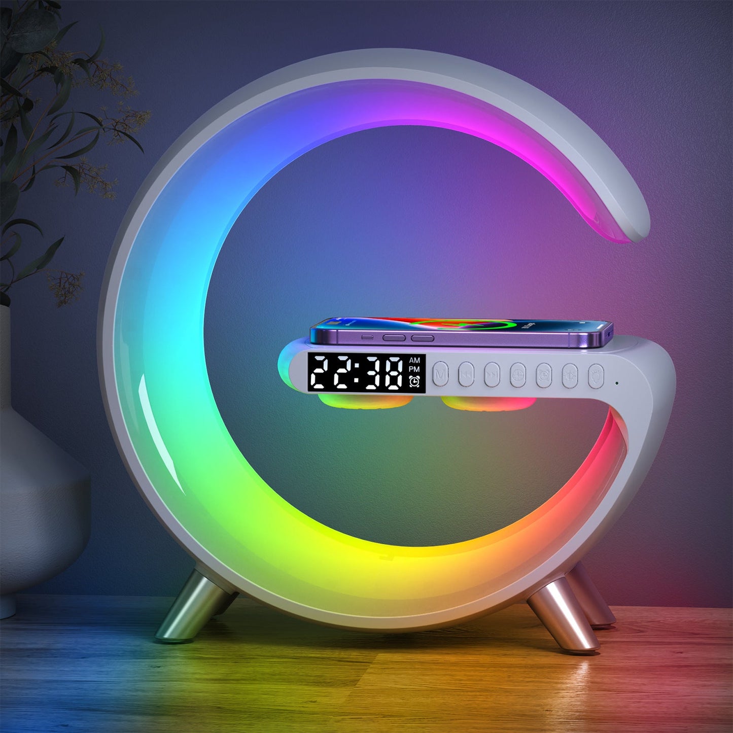 View larger image Share LED Gaming lights for A Gaming Room BT Speaker Music Lamp Wake up Light Sunrise Alarm Clock G Lamp