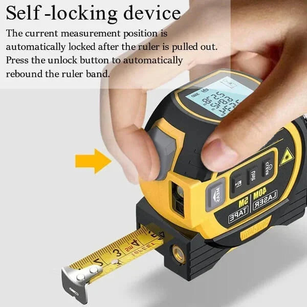 3-In-1 Infrared Laser Tape Measuring (Imperial & Metric)🎁
