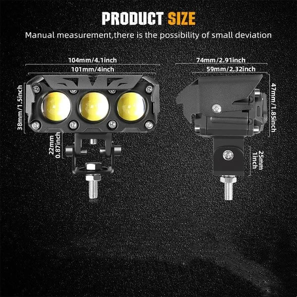🔥 49% Off🔥Motorcycle Driving Light LED Auxiliary Light