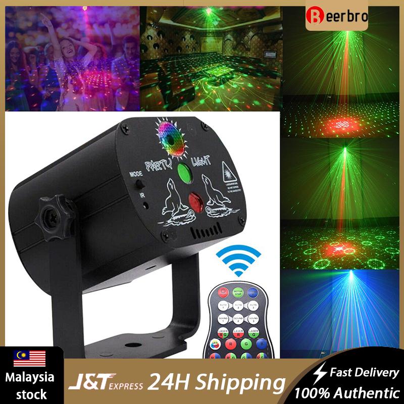 Famiy Flower 60 Pattern Laser Projector Stage Light LED RGB Party