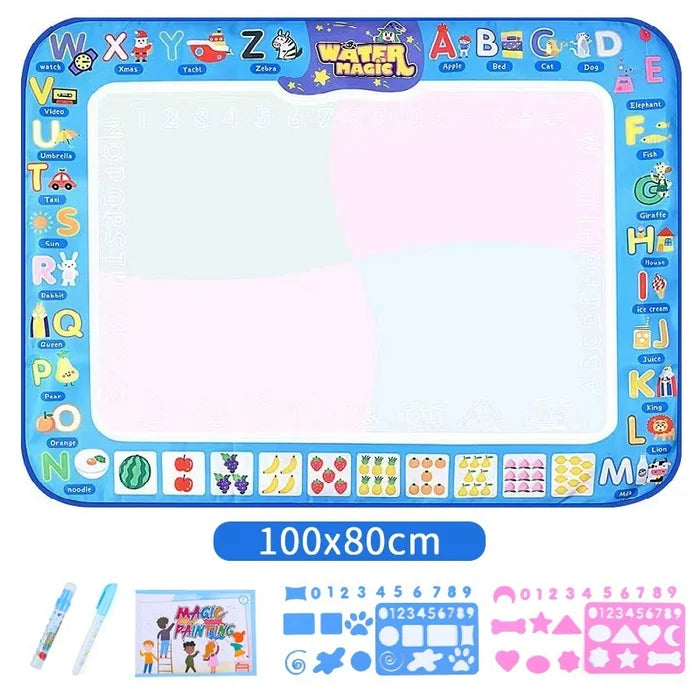 🎁Water Doodle Mat ,Aqua Painting Drawing Mat Mess Free Learning Toy Mat