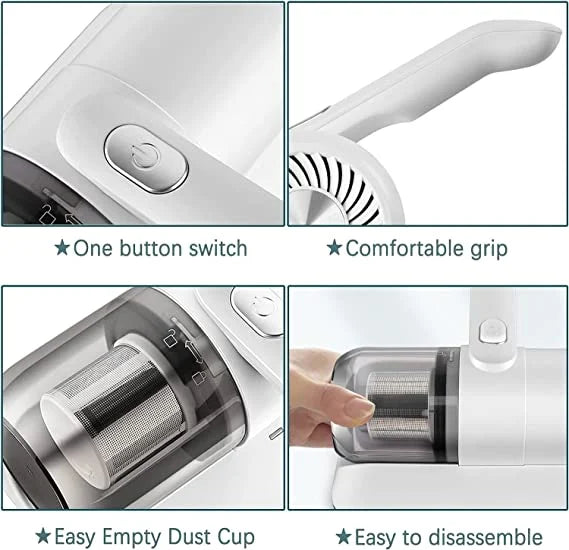 Household high-frequency strong mite removal instrument