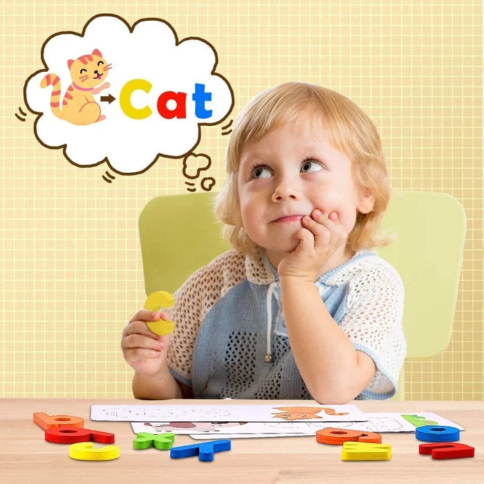 Spelling Game Learning Card Kids Toys