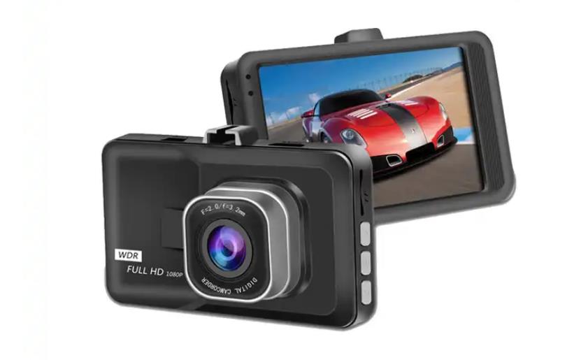 Full HD 1080P dual lens car Driving video recorder vehicle Dual Dash Cam Car DVR Rear View Reverse Camera Car dual cameras