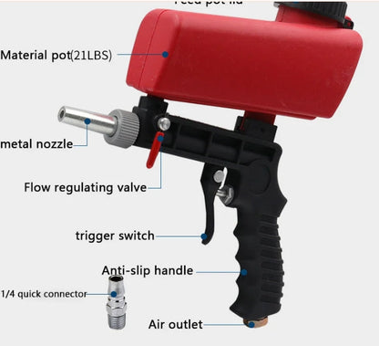 Portable Pneumatic Sandblasting Gun