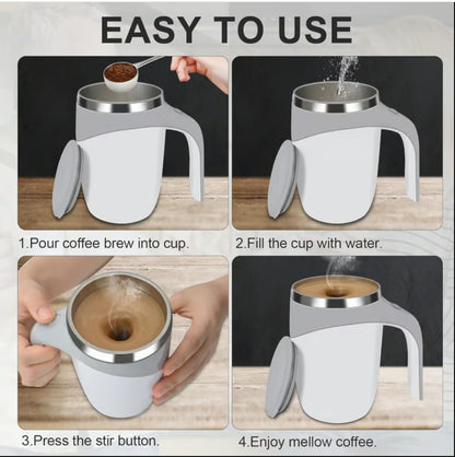 Automatic Magnetic Stirring Coffee Mug