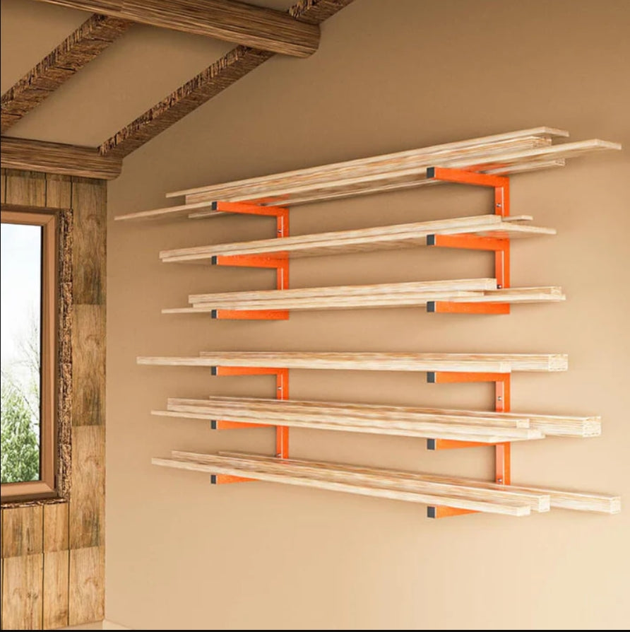 Wall Mounted Steel Storage Rack