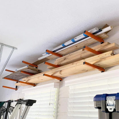 Wall Mounted Steel Storage Rack