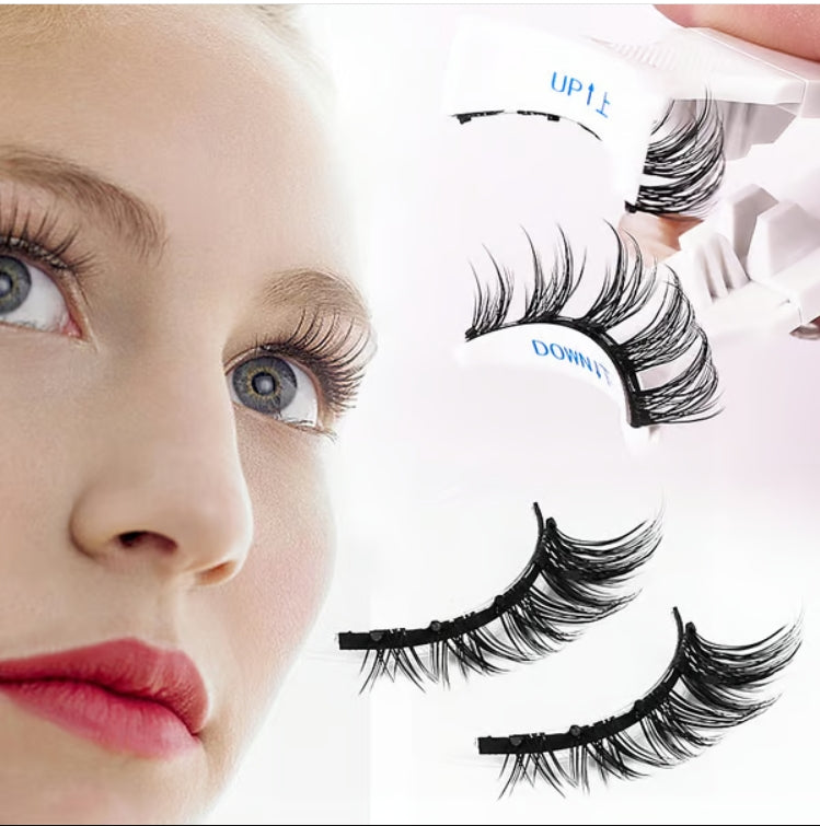 Upgraded reusable waterproof artificial eyelashes