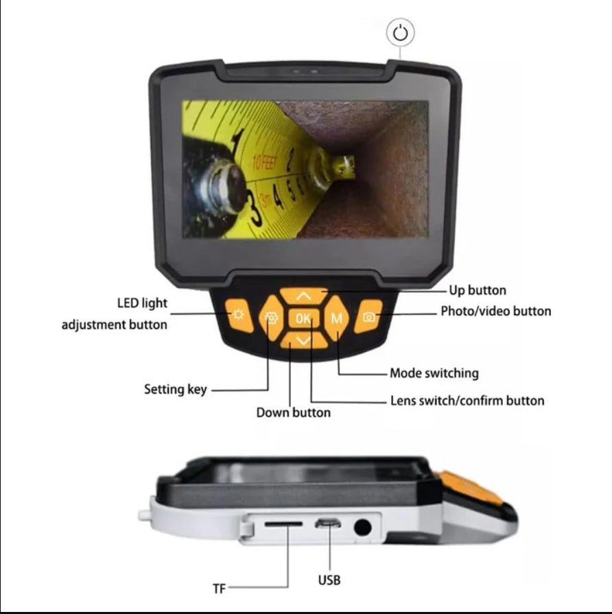 Dual Lens Endoscope Camera Pro