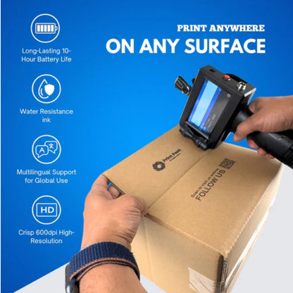 Multipurpose Smart Handheld Inkjet Printer