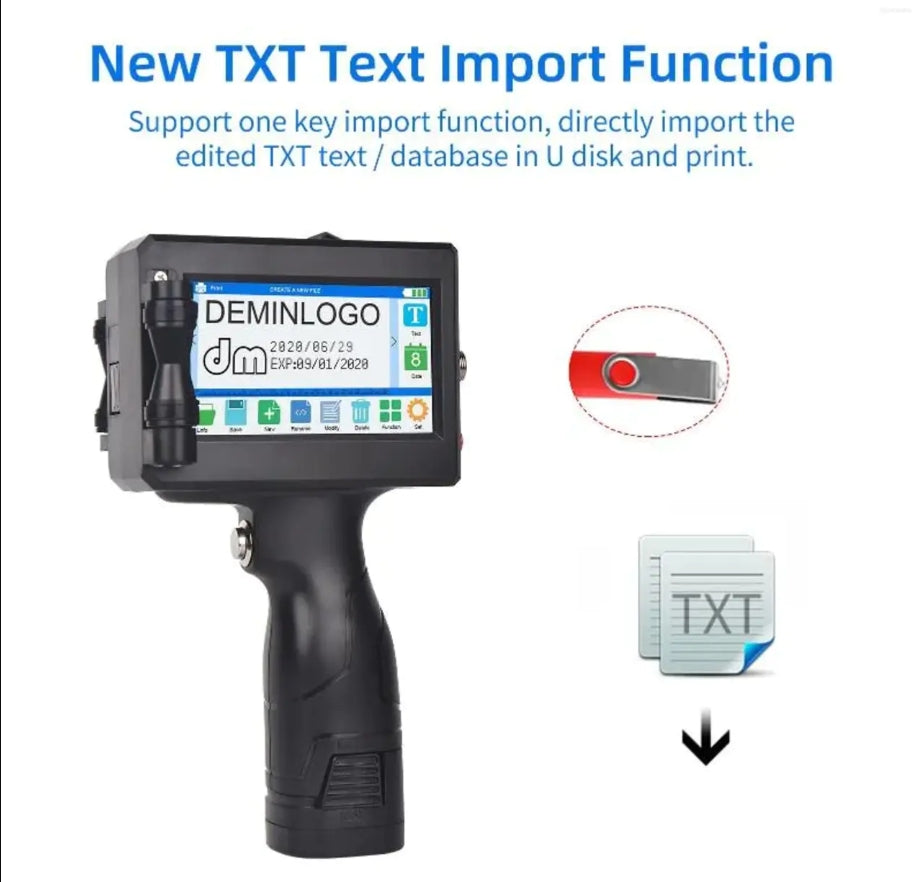 Multipurpose Smart Handheld Inkjet Printer