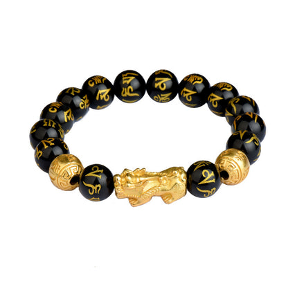 Feng Shui Black Obsidian Bracelet