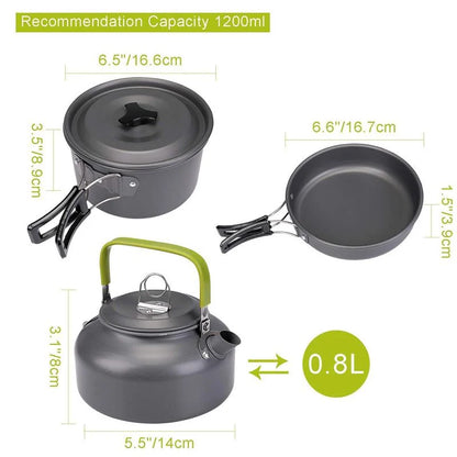 🔥 Camping kitchen and cutlery set