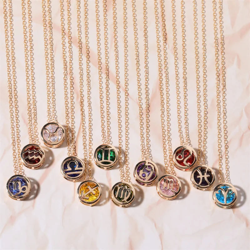 Twelve Horoscope Necklaces