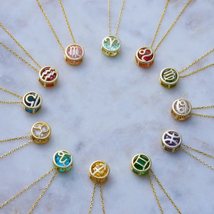 Twelve Horoscope Necklaces