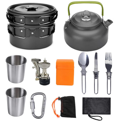 🔥 Camping kitchen and cutlery set