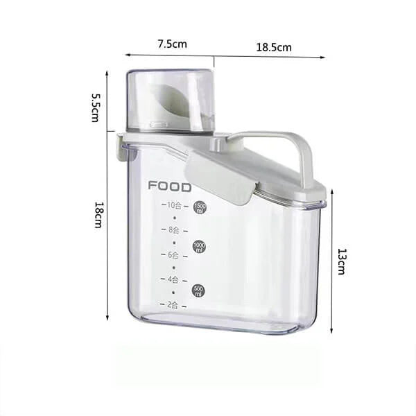 Cereals Container with Scale Handle