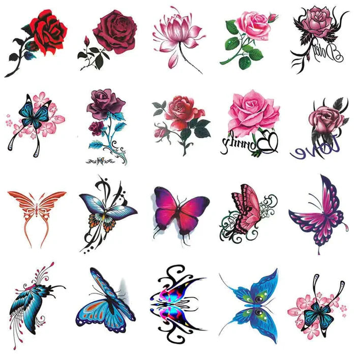 🌺Stylish and creative tattoo stickers 50PCS🦋