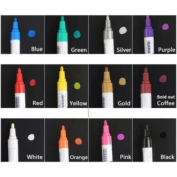 Waterproof Non-Fading Tire Paint Pen