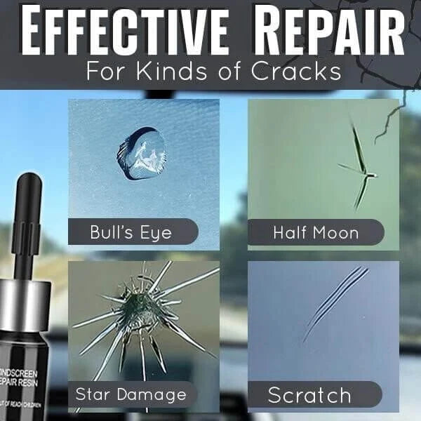 Cracks'Gone Glass Repair Kit (New Formula)