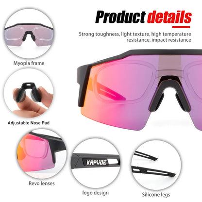 Classic Men Women Oversized Frames Outdoor Sports Cycling Running UV400 Glasses Sunglasses