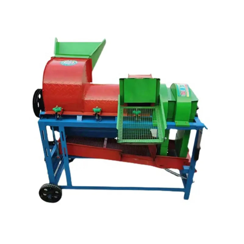 Corn, soybeans, barley, wheat, threshing machine