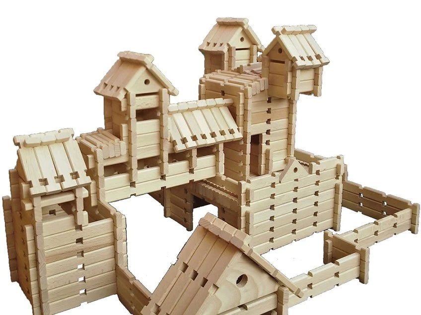 LOGO-BURG wooden toy kit, wooden building blocks, wooden building blocks