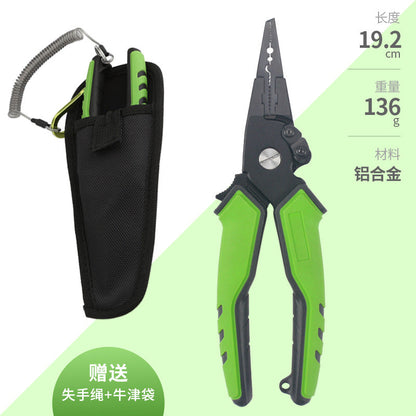 Hot Sale Soft Rubber Handle Carp Fishing Tools Accessories Hook Remover Products Aluminum Cutting Pliers for Fishing