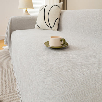 Herringbone Chenille Chenille Sofa Cover