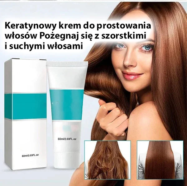 Keratin hair straightening cream