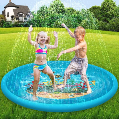 Play mat with water fountain