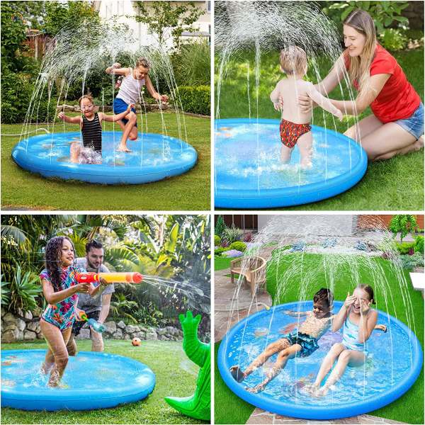 Play mat with water fountain