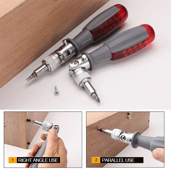 10 in 1 Multi-Angle Ratchet Screwdriver