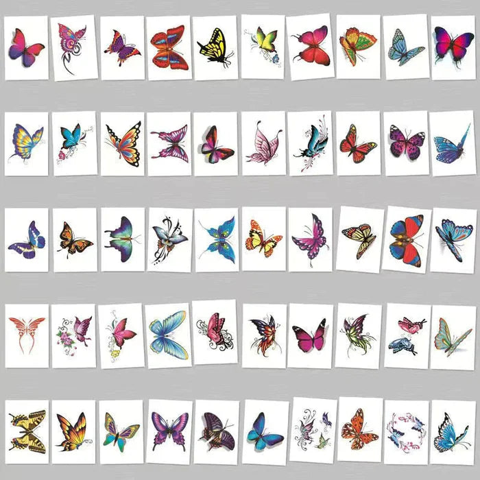 🌺Stylish and creative tattoo stickers 50PCS🦋